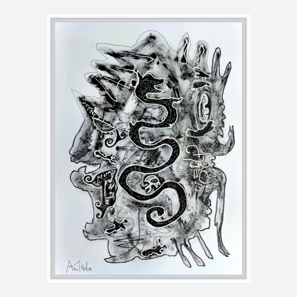Canva print : "Dragon"