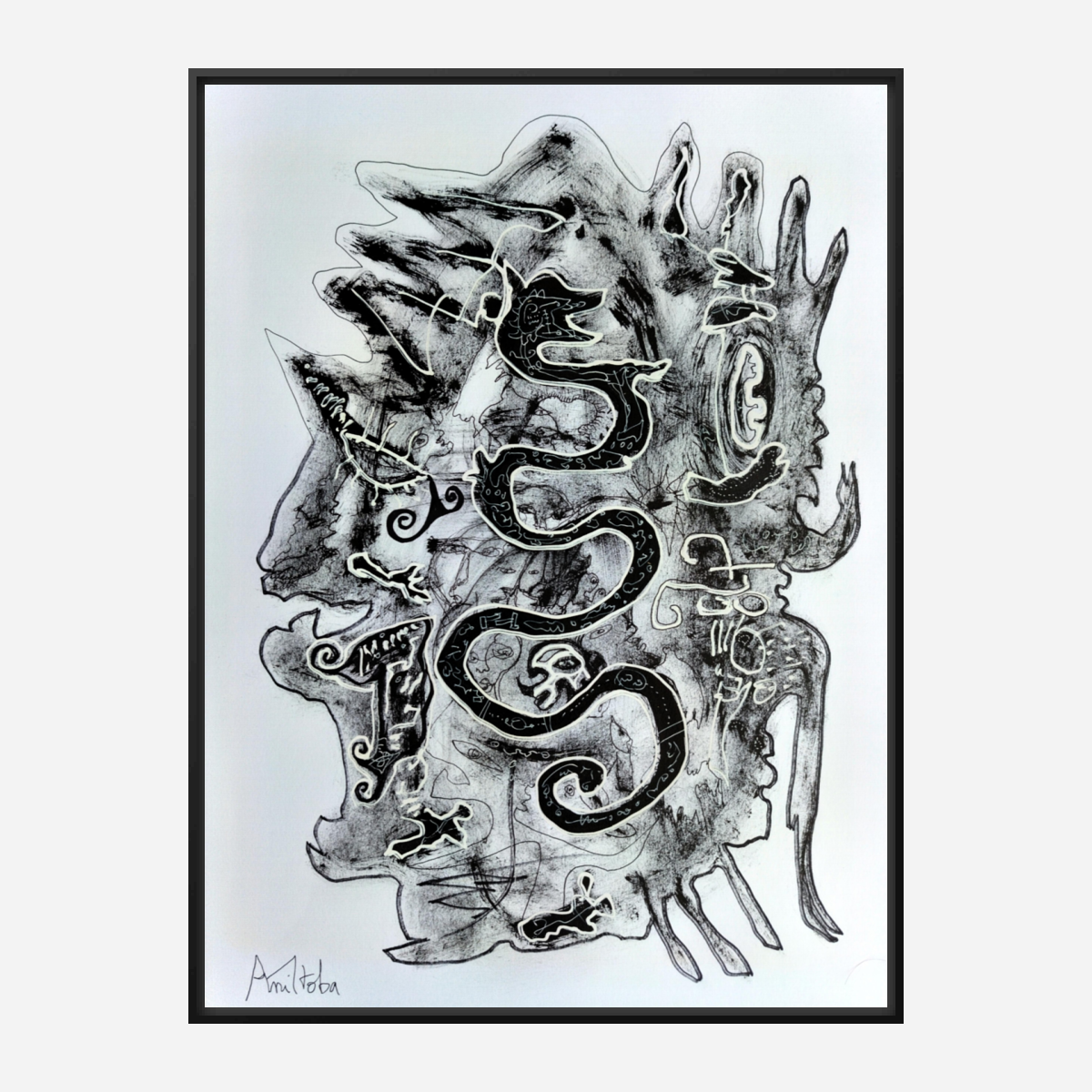Canva print : "Dragon"