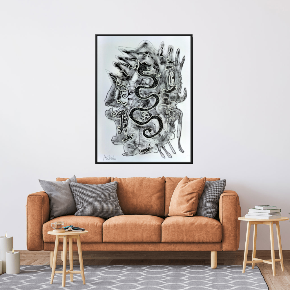 Canva print : "Dragon"