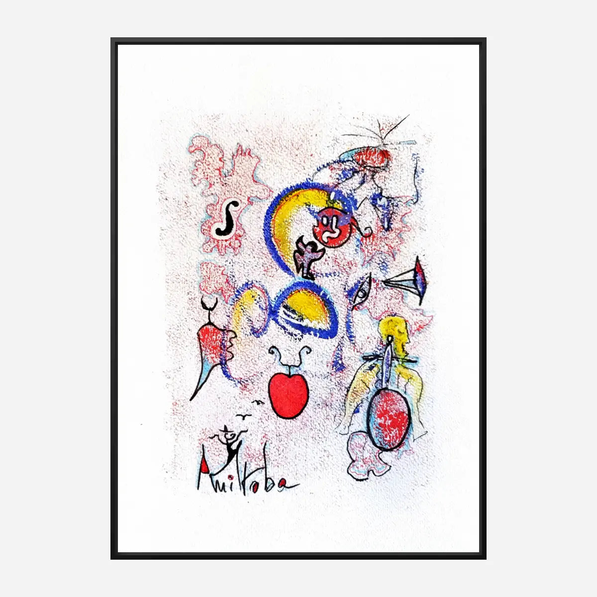 Canva print : "Red apple"