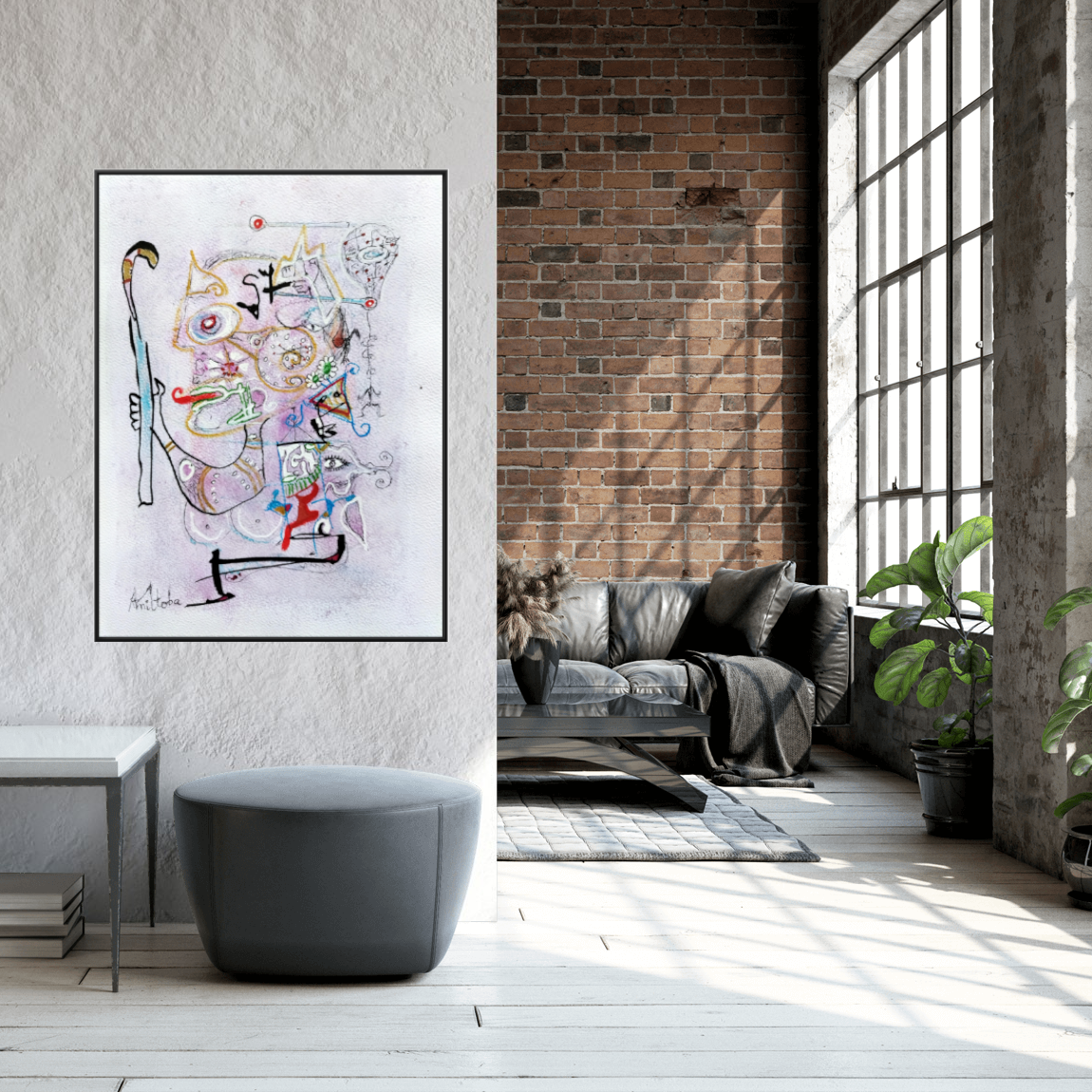 Canva print : "Saprophyte"